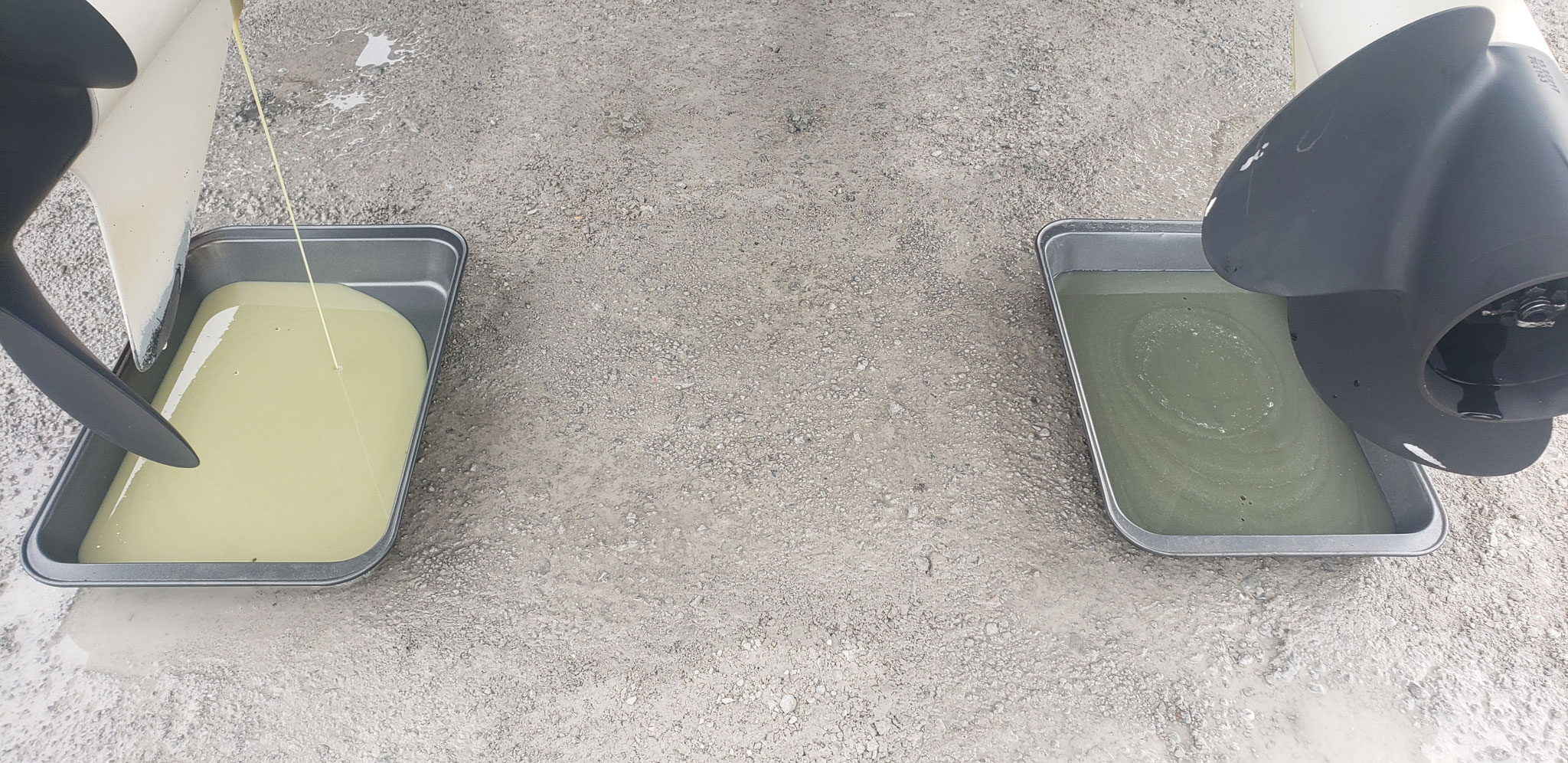 Water in gearcase oil Evinrude ETEC 115(s)? Barnacle Bill's Marine Supply